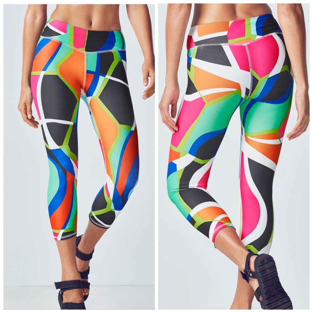 Fabletics Salar Printed PowerHold® Capri Pants